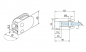Preview: Modell 28 Glasklemme Edelstahl für Rohre Ø 38,1 bis 42,4 mm